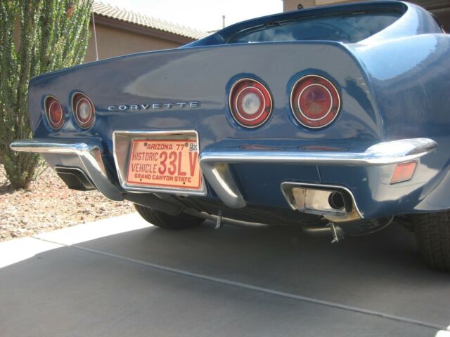 1970 Blue Chevrolet Corvette Coupe