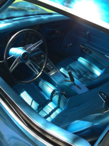 1970 Blue Chevrolet Corvette Coupe