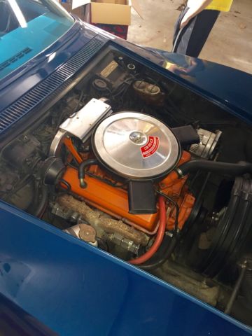 1970 Blue Chevrolet Corvette Coupe