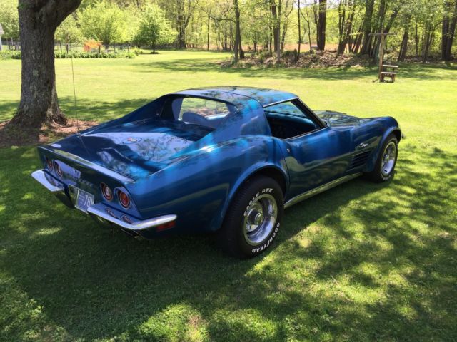 1970 Blue Chevrolet Corvette Coupe