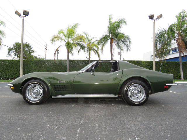 1970 Donnybrooke Green Chevrolet Corvette Coupe