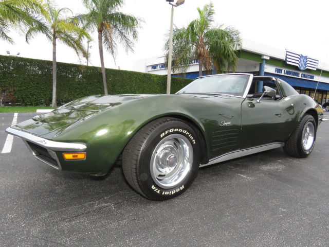 1970 Donnybrooke Green Chevrolet Corvette Coupe