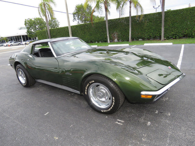 1970 Donnybrooke Green Chevrolet Corvette Coupe