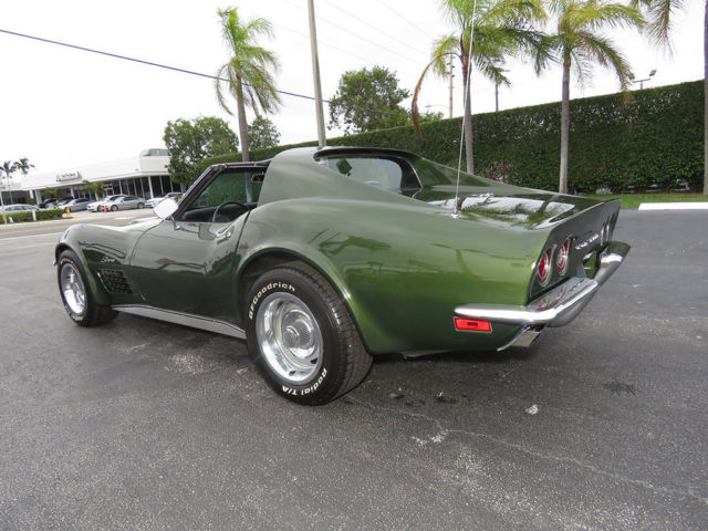 1970 Donnybrooke Green Chevrolet Corvette Coupe