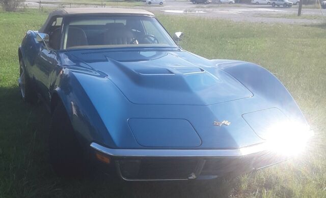 1970 Blue Chevrolet Corvette Convertible