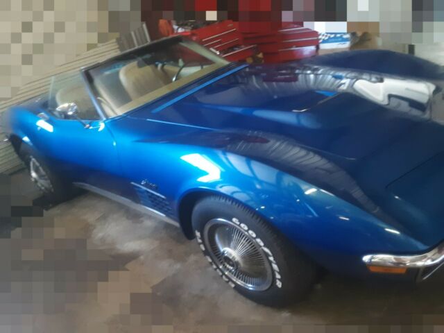 1970 Blue Chevrolet Corvette Convertible