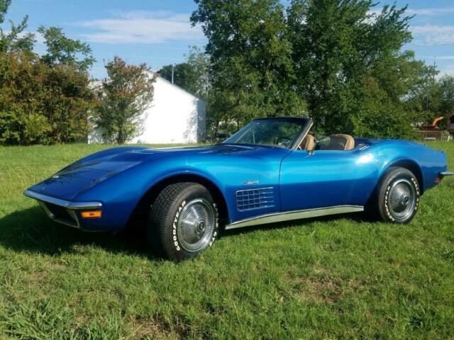 1970 Blue Chevrolet Corvette Convertible