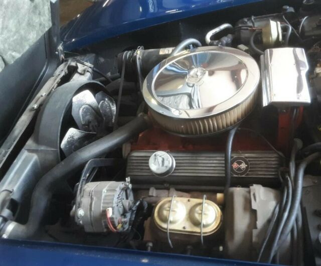 1970 Blue Chevrolet Corvette Convertible