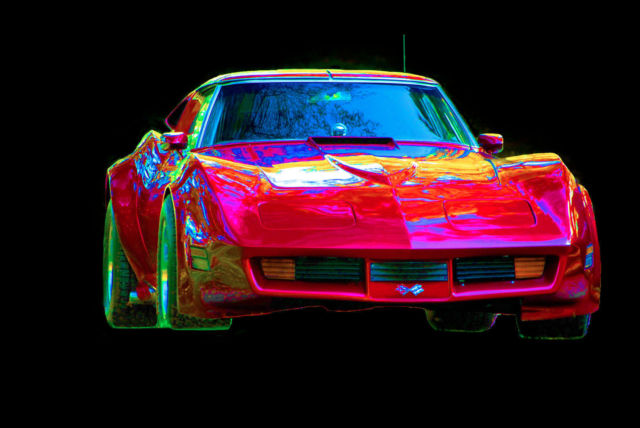 1970 coral Chevrolet Corvette Coupe