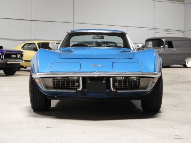 1970 Blue Chevrolet Corvette