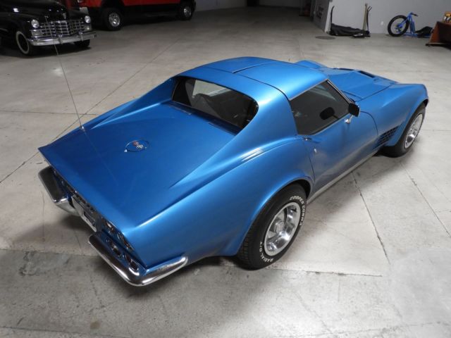 1970 Blue Chevrolet Corvette