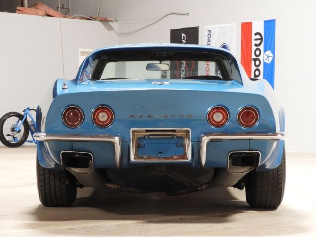 1970 Blue Chevrolet Corvette