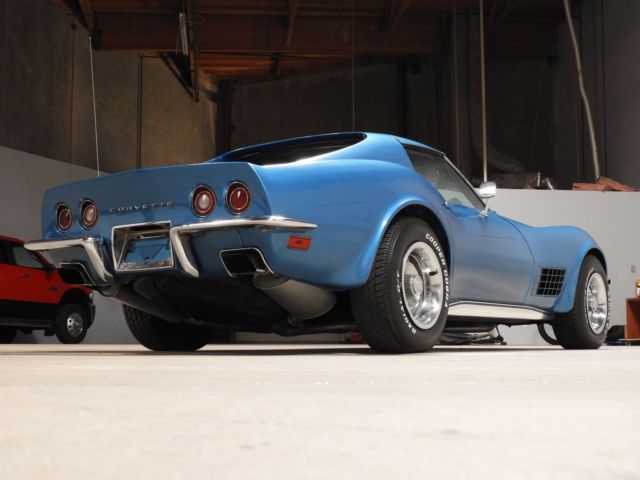 1970 Blue Chevrolet Corvette