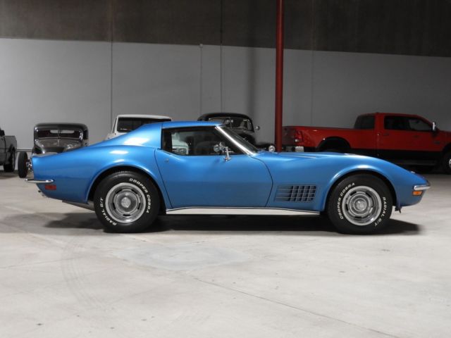 1970 Blue Chevrolet Corvette