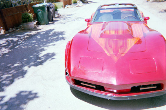 1970 costom red Chevrolet Corvette costom