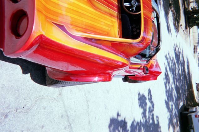 1970 costom red Chevrolet Corvette costom