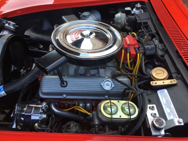 1970 Red Chevrolet Corvette Convertible