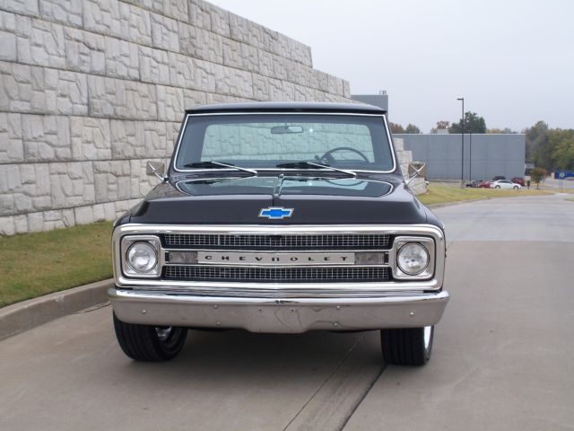 1970 CHEVY BLACK Chevrolet C-10 Standard Cab Pickup