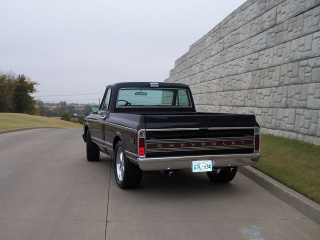 1970 CHEVY BLACK Chevrolet C-10 Standard Cab Pickup