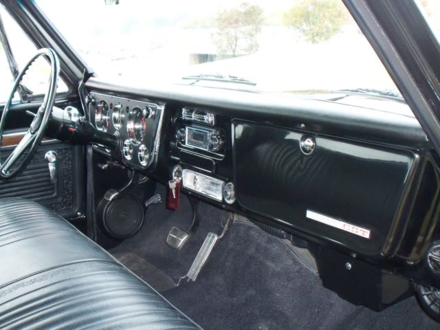 1970 CHEVY BLACK Chevrolet C-10 Standard Cab Pickup