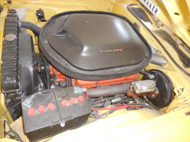 1970 yellow Plymouth Barracuda Coupe