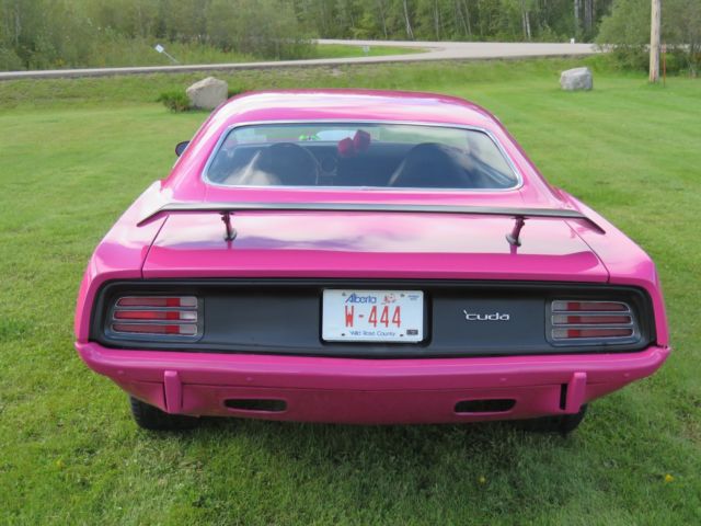 1970 FM3 pink Plymouth Barracuda Coupe