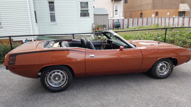 1970 RUST Plymouth Barracuda Convertible