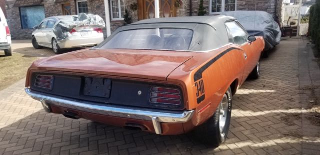 1970 RUST Plymouth Barracuda Convertible