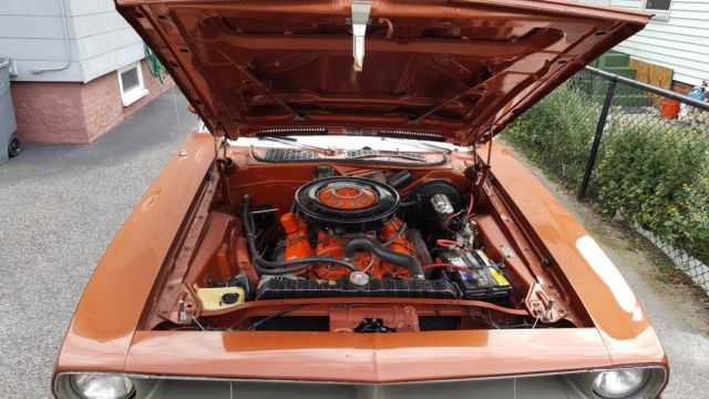 1970 Orange Plymouth Barracuda Convertible