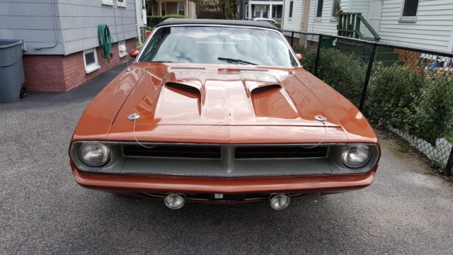 1970 RUST Plymouth Barracuda Convertible