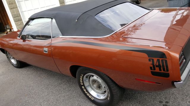 1970 RUST Plymouth Barracuda Convertible