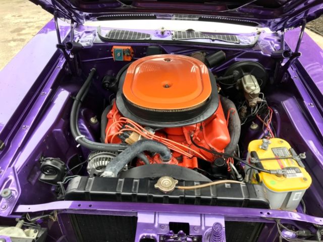 1970 Purple Plymouth Barracuda Convertible