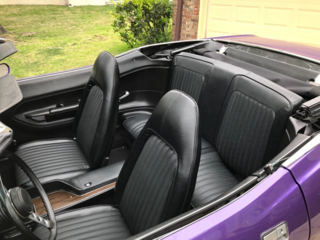 1970 Purple Plymouth Barracuda Convertible