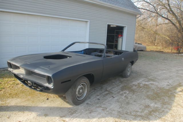 1970 Primer Plymouth Barracuda Convertible