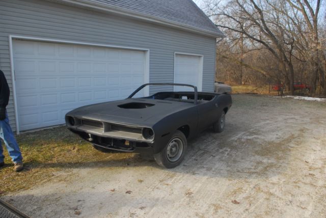 1970 Primer Plymouth Barracuda Convertible