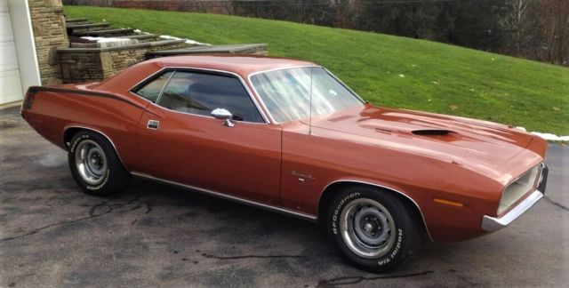 1970 Burnt Orange Plymouth Barracuda