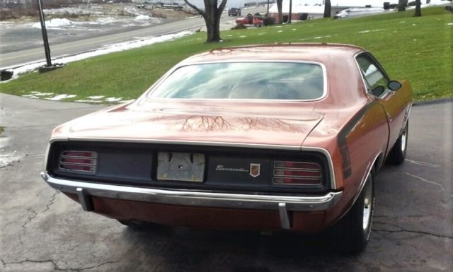 1970 Burnt Orange Plymouth Barracuda