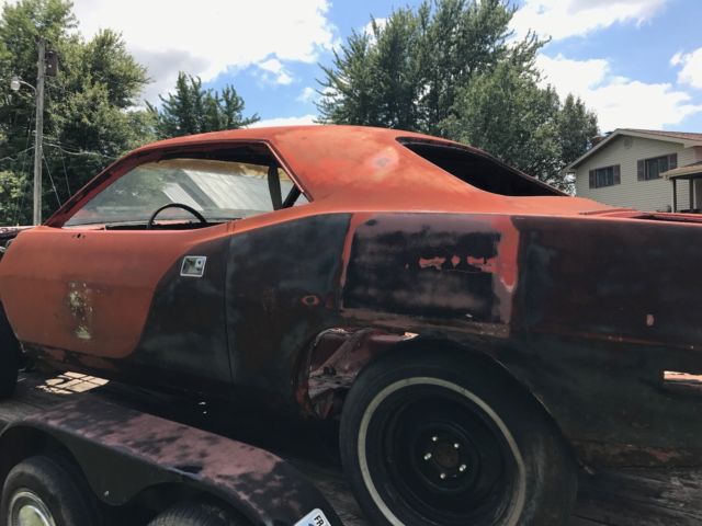 1970 Orange Plymouth Barracuda Coupe