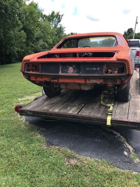 1970 Orange Plymouth Barracuda Coupe