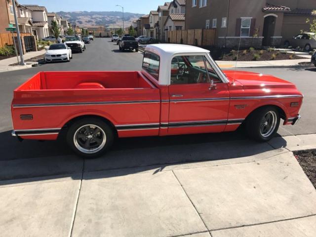 1970 Orange Chevrolet C10