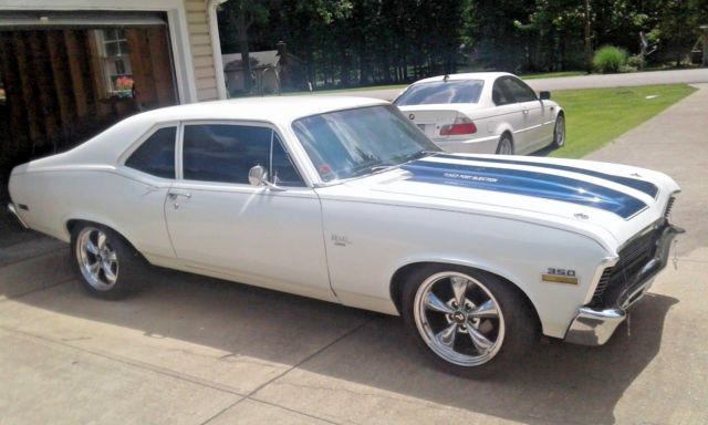 1970 White Chevrolet Nova Coupe