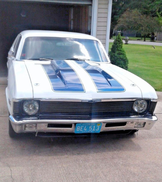1970 White Chevrolet Nova Coupe