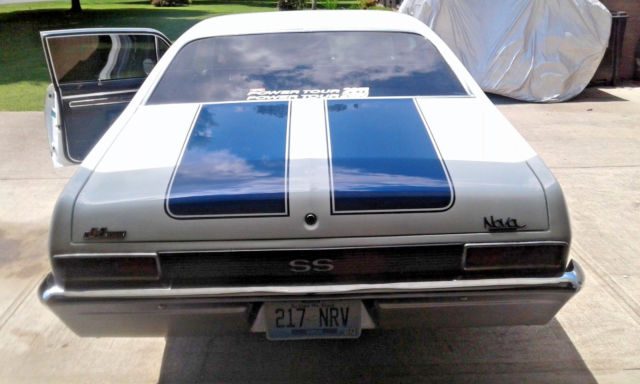 1970 White Chevrolet Nova Coupe