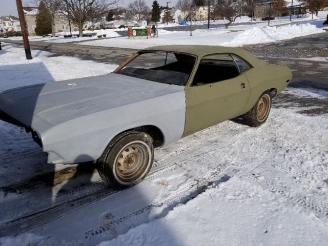 1970 Orange Dodge Challenger Coupe