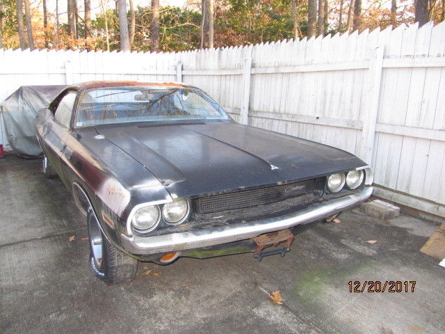 1970 Black Dodge Challenger Coupe