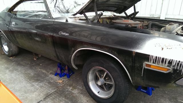 1970 Black Dodge Challenger Coupe