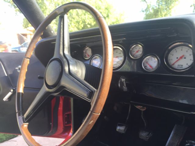 1970 Red Dodge Challenger Coupe