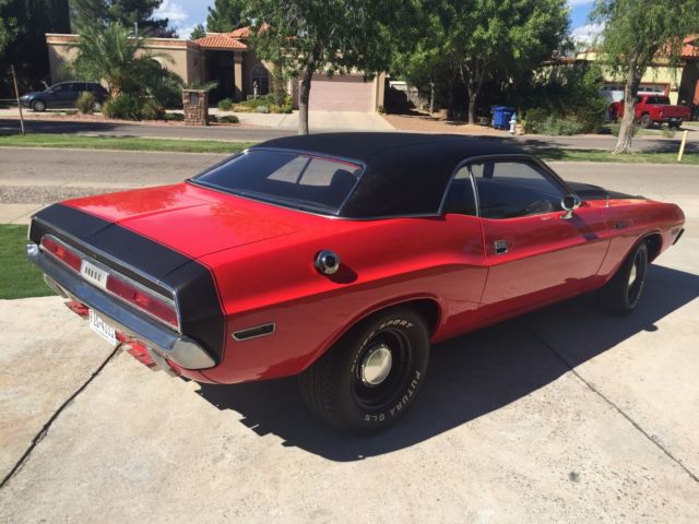 1970 Red Dodge Challenger Coupe