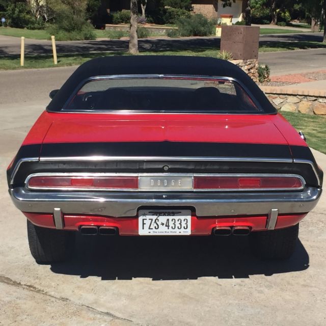 1970 Red Dodge Challenger Coupe