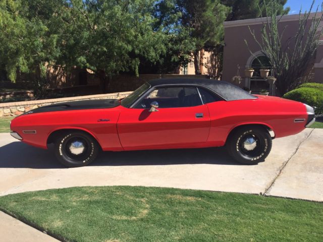 1970 Red Dodge Challenger Coupe